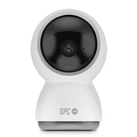 SPC Lares 360 - Intelligent Indoor Surveillance Camera with 360° Head, Person Surveillance, Motion Detection, Night Vision, Bi-Directional Audio and Small Size
