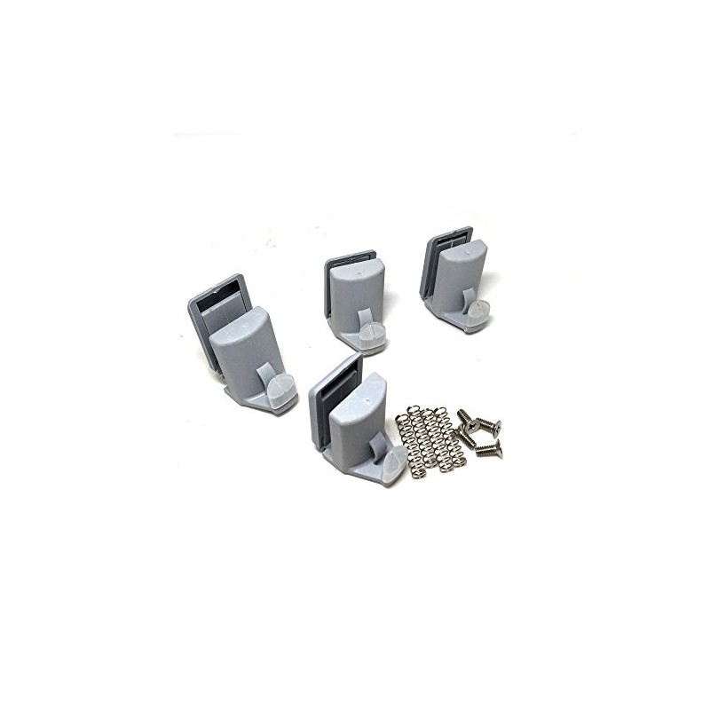 4 x SHOWER DOOR HOOKS Guides/ Rollers/ Wheels/ Runners 106-4