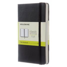 Moleskine QP012 Notebook, Classic Notebook, Hardcover, Solid, Pocket Size (W x H x H): 3.5 x 5.5 inches (9 x 14 cm), Black