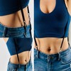 Women’s Suspenders with Swivel Hooks for Pants with Belt Loops,