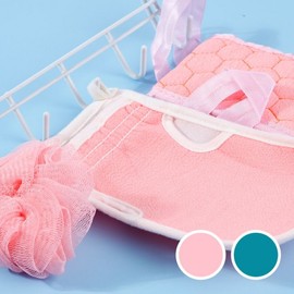 Shower set, self-sealing, back-sealing body towel, 3 types of towels 023-piece towel set-pink 3ea