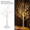 Lighted Birch Tree Adjustable Branches Stable Bottom Birch Tree with