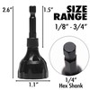 Deburring External Chamfer Tool, with Tungsten Carbide Blade, Deburring Chamfering
