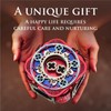 WHNICUST 3D Wooden Puzzle Music Box with Light Up Four-Leaf