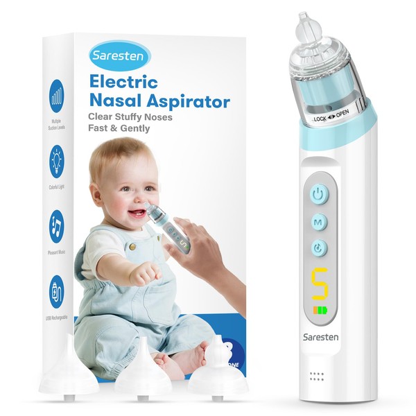 Nasal Aspirator for Baby,Rechargeable Nose Sucker for Baby,Baby Nasal Aspirator