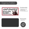 Car Magnetic Sign for Beginners Driving Raccoon I 20 x