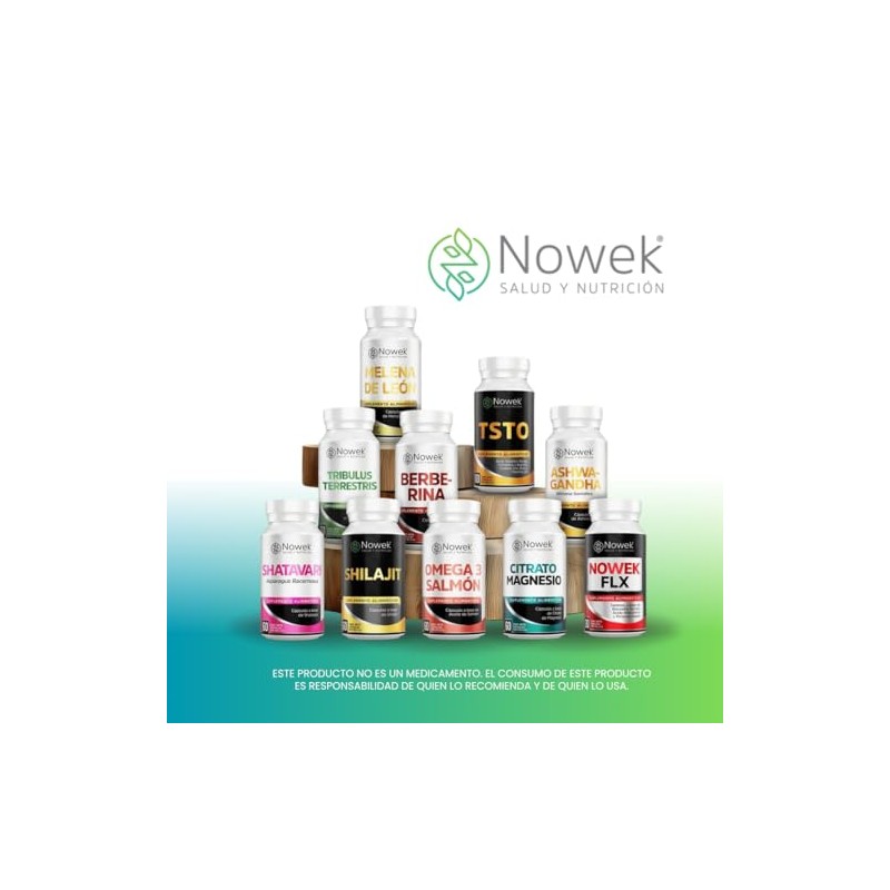 Nowek | Resveratrol | 60 Cápsulas | Suplemento Alimenticio |