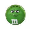 M&M's World GREEN Character Big Face Melamine Dinner Plate New