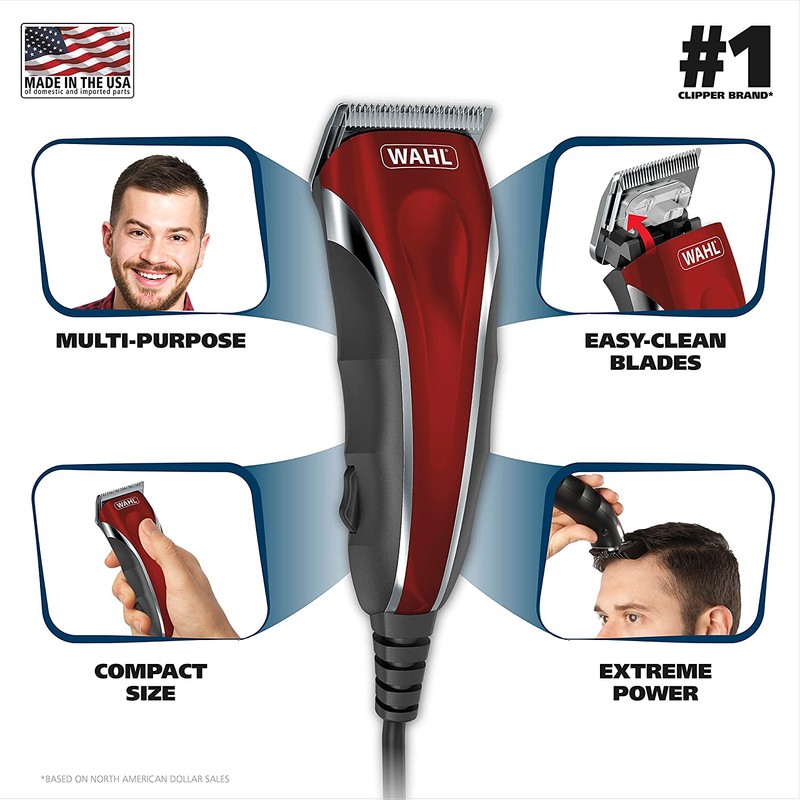 Wahl Model 79607 Clipper Compact Multi-Purpose Haircut, Beard & Body