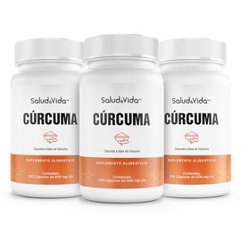 Cúrcuma 500mg 300 cápsulas - S&V