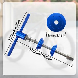Press Tool for Bicycle Headset, Mountain Bike Headset Installations, Headset Press Tool, Bicycle Pressing Tool Bottom Bracket, Bicycle BB Press Bottom Bracket (Blue)