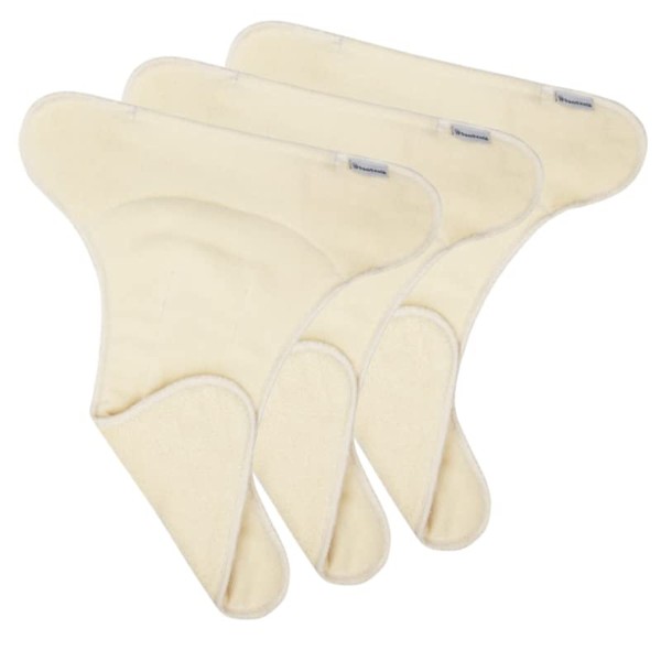 Organic Cotton | Shaped Insert with Bag Set of 3