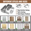 Heavy Duty Cafe Door Hinges,304 Stainless Steel Thick Hinges, Self