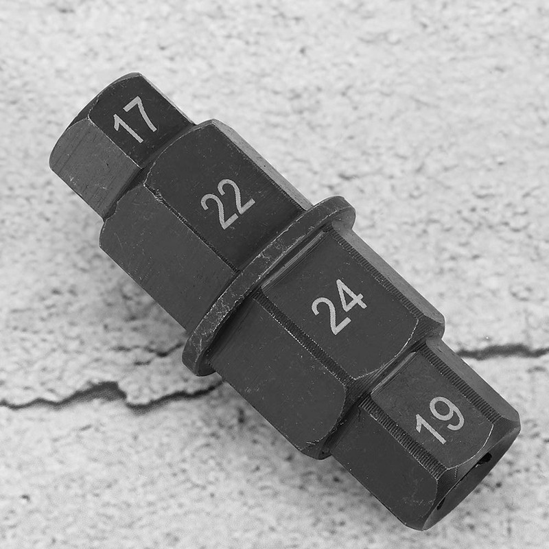 BOROCO Spindle Wrench, 17mm, 19mm, 22mm, 24mm, Motorcycle Wheel Spindle