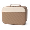 ZONADA Elegant PU Makeup Case with Ample Storage and Waterproof