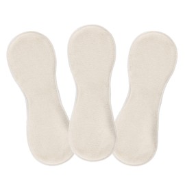 Bamboolik Washable night bandage/postpartum bandage | organic cotton terry | press stud | set of 3 - natural | reusable | made in the EU | fabric panty liners outflow | fabric bandages