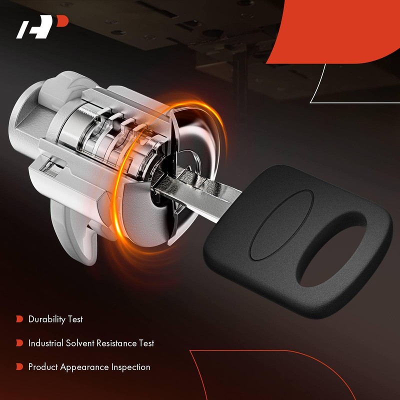 A-Premium Front Door Lock Cylinder Set with 2 Keys Compatible