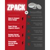 ZPACK Magnetic Metal Can, Holder, Metal Container, Carved Tin with