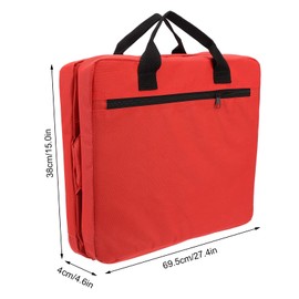 Deosdum Folding Stadium Seat,Portable Wide Padded Adults Camping Reclining Waterproof Bleacher Chair,Lightweight Back Support Cushion Seats for Bleachers