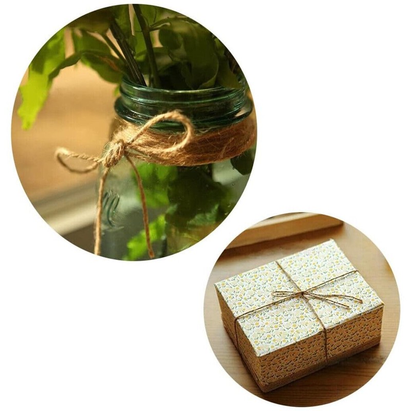 Leona Co Natural Jute Twine Gift Wrapping String DIY Rope