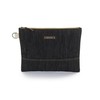 Barebones Neelum Zipper Pouch - Denim - Large