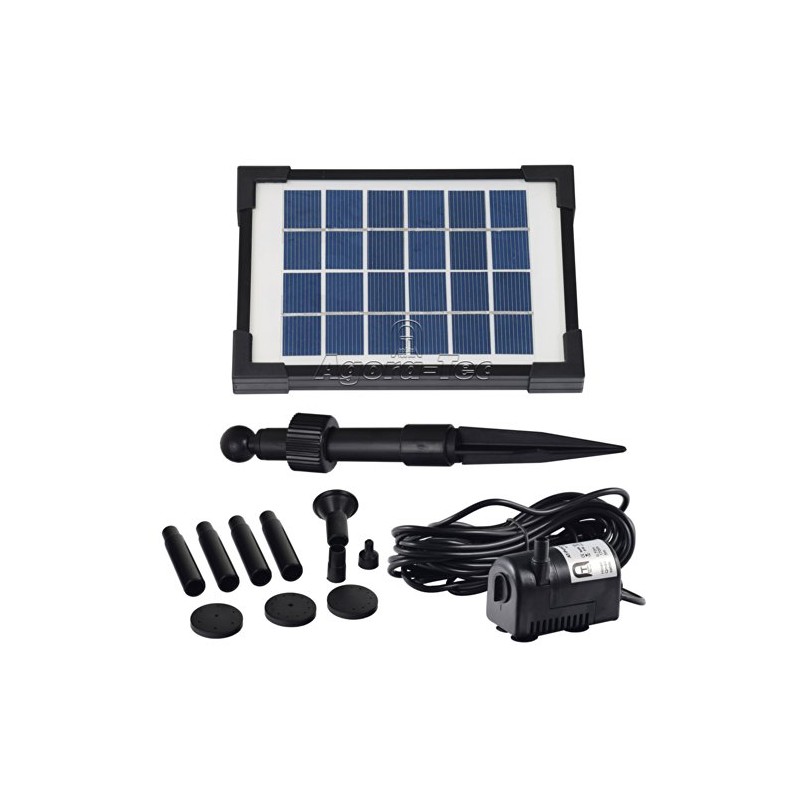 Agora-Tec® AT-2W Solar Pond Pump 2 Watt Hmax.: 170 l/h