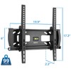 Mount-It! Lockable Anti Theft Tilt TV Wall Mount, Locking Bar