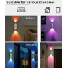 Colorful LED USB RECHARGEABLE motion Activated , 3 Differant Settings
