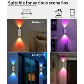 Colorful LED USB RECHARGEABLE motion Activated , 3 Differant Settings Available