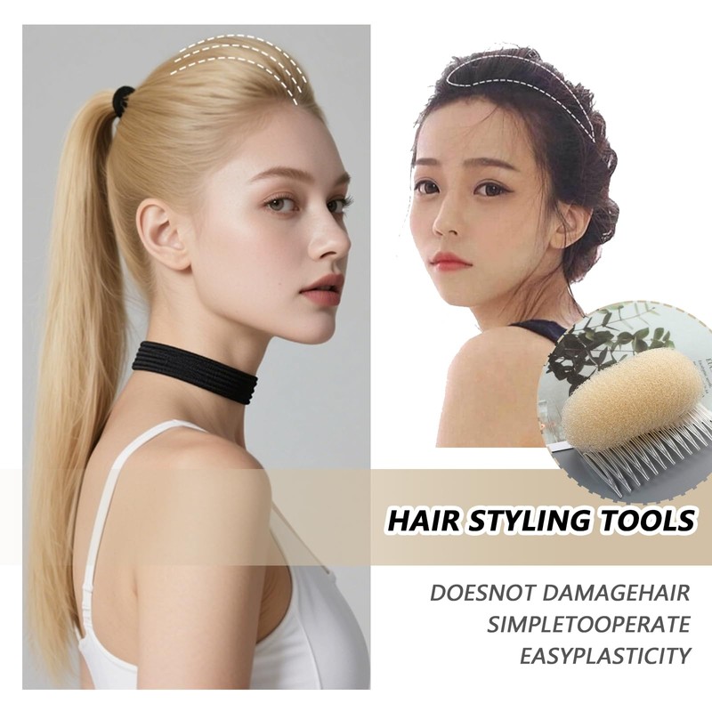 2Pcs Charming Bump It Up Volume Inserts Hair Comb Do