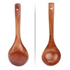 TsunNee Wooden Soup Ladle, Natural Wood Soup Spoon, Porridge Spoon,