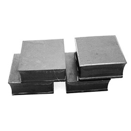 Rubber Pad 110 x 110 x 20 mm (Box of 4 Pieces) Rubber Pad Trolley Jack Lifting Platform Square Car Set Axle Stand Block Trolley Jack Buffer Tyre Change Truck Wheels Car Tuning Accessories