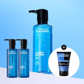 L'Oréal 로레알파리 맨 이드라파워 쿨링 올인원 워터로션 120ml 1+1 증정맨 아쿠아 폼 50ml L'Oreal Paris Men Hydra Power Cooling All-in-One Water Lotion 120ml 1+1 Gift Man Aqua Foam 50ml