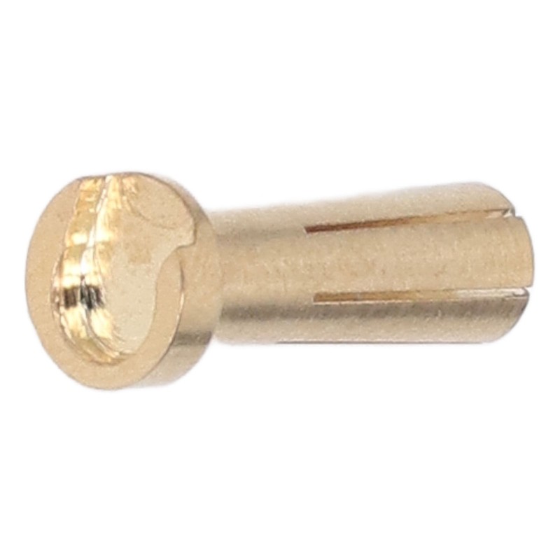 50 Pcs 5mm Battery Connector Plug 5mm Brass High Hardness