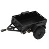 RC Car Hitch Trailer Aluminum Alloy Antislip Rubber Tire Rustproof