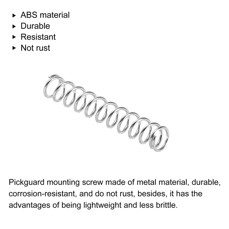 PATIKIL Guitar Single Coil Pickup Height Spring 4.8x25mm for Bass