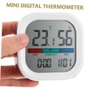 Levemolo Thermometer for Home Indoor Thermohygrometer Clock Room Thermometer Accurate