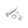 sourcingmap 2Set 304 Stainless Steel 3/8"-16 Thread 2" Length Hex