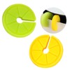 TOGRAND 2PCS Pot Lid Overflow Preventer, Silicone Pan Lid Sid