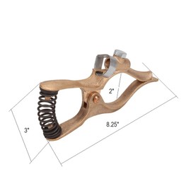 STARTECHWELD Copper Ground Clamp Compatible with Tweco GC-300 Welding Ground Clamp 300 Amps GC-300