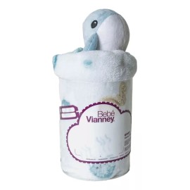 Vianney Cobertor Ligero Bebe Con Peluche Vianney