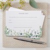 ANGEL & DOVE Pack of 25 Funeral Attendance Cards -