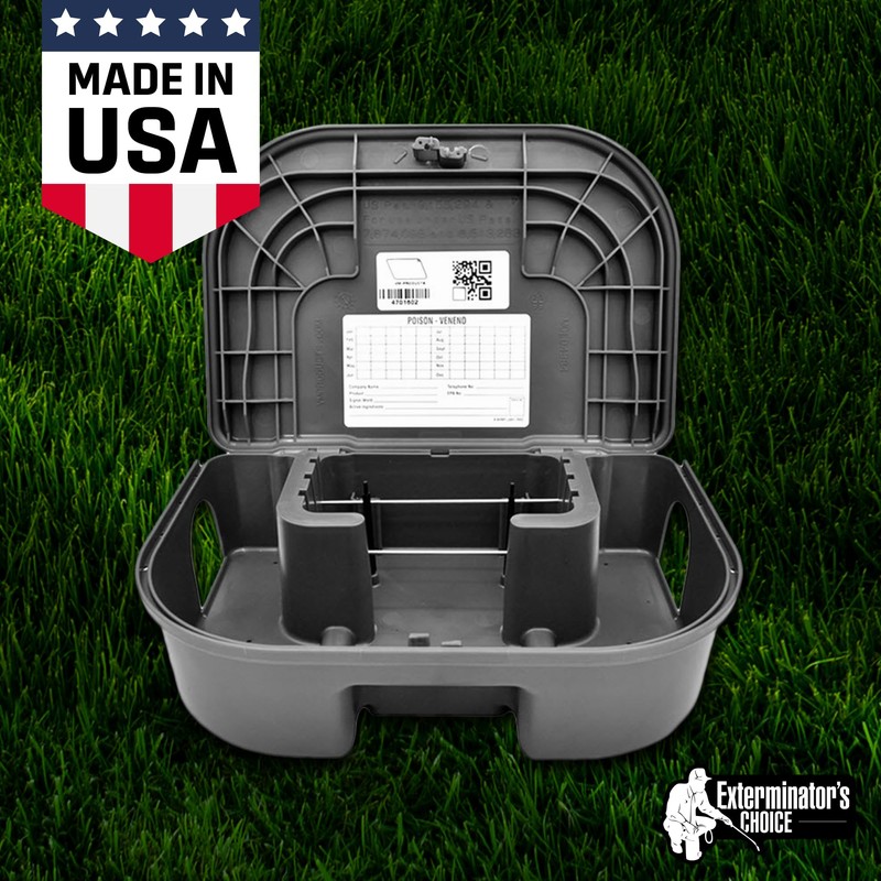 Exterminator's Choice Mice Bait Station Kit - Includes Two Compact