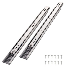 VALISY Soft Close Drawer Slides 10 Inch 6 Pairs, Side Mount Metal Ball Bearing Full Extension Drawer Slides Rails,10 12 14 16 18 20 22 Inch 100 LB Load Capacity Cabinet Slider Kitchen Glides QXHGHC106