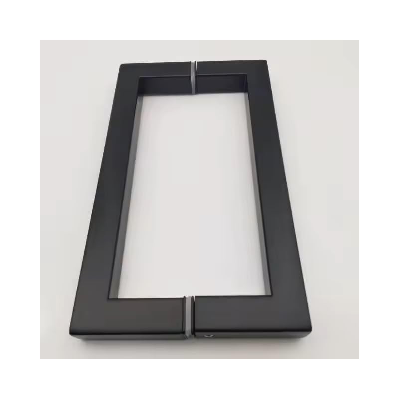Door Handle 8" Stainless Steel 304 Matte Black Handle Push