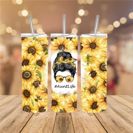 ATA 20oz Skinny Tumbler | Skinny | Tumbler | Straight | Aunt Life | Sublimation