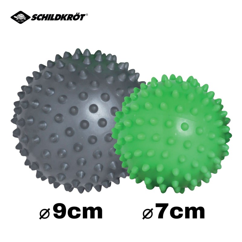 Schildkroet Fitness 960054 Spikey Massage Ball Set Lime Green /