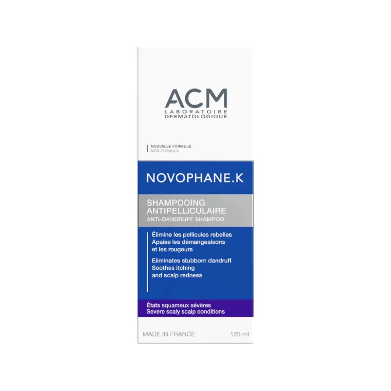 Novophane K Shampoo Anticaspa A C M Made in France