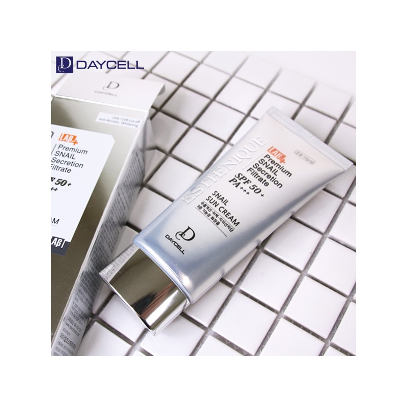 Daycell Estenique Snail Sun Cream 70g (SPF50+) Non-sticky tone-up whitening