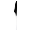 EcoQuality Black and White Disposable Plastic Knives - Heavy Weight